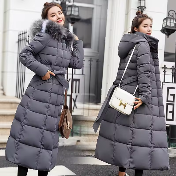 Veste d'hiver en fourrure dame